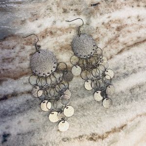 Paparazzi shimmery dangle earrings